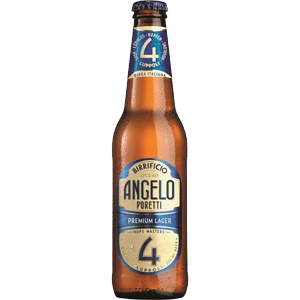 Bière blonde Angello Poretti 4