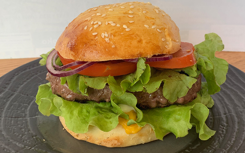 Notre burger simple steack boeuf
